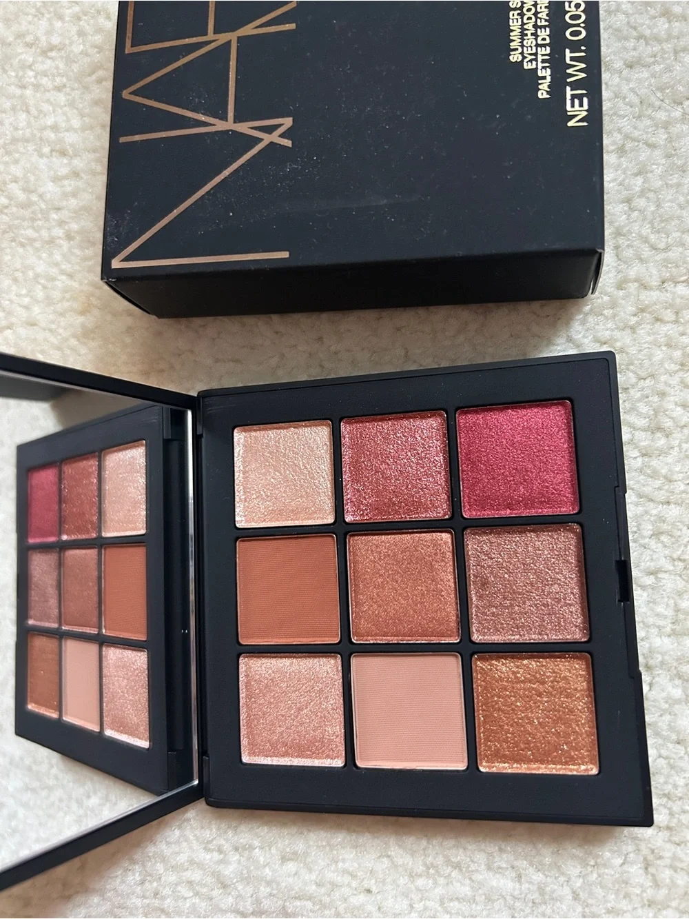 NARS Eyeshadow Palette - Rose, Copper & Bronze Shades SUMMER SOLSTICE